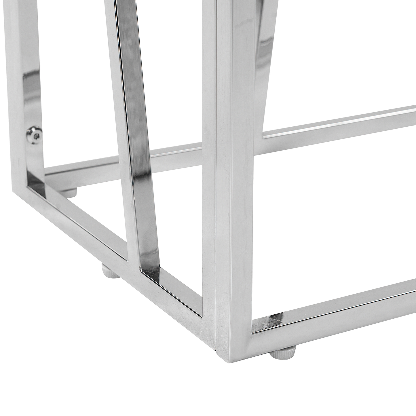Bücherregal mit 4 Fächern Bücherschrank HOXIE Metall 175 cm Silber