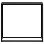 Konsolentisch DELANO Sicherheitsglas Schwarz