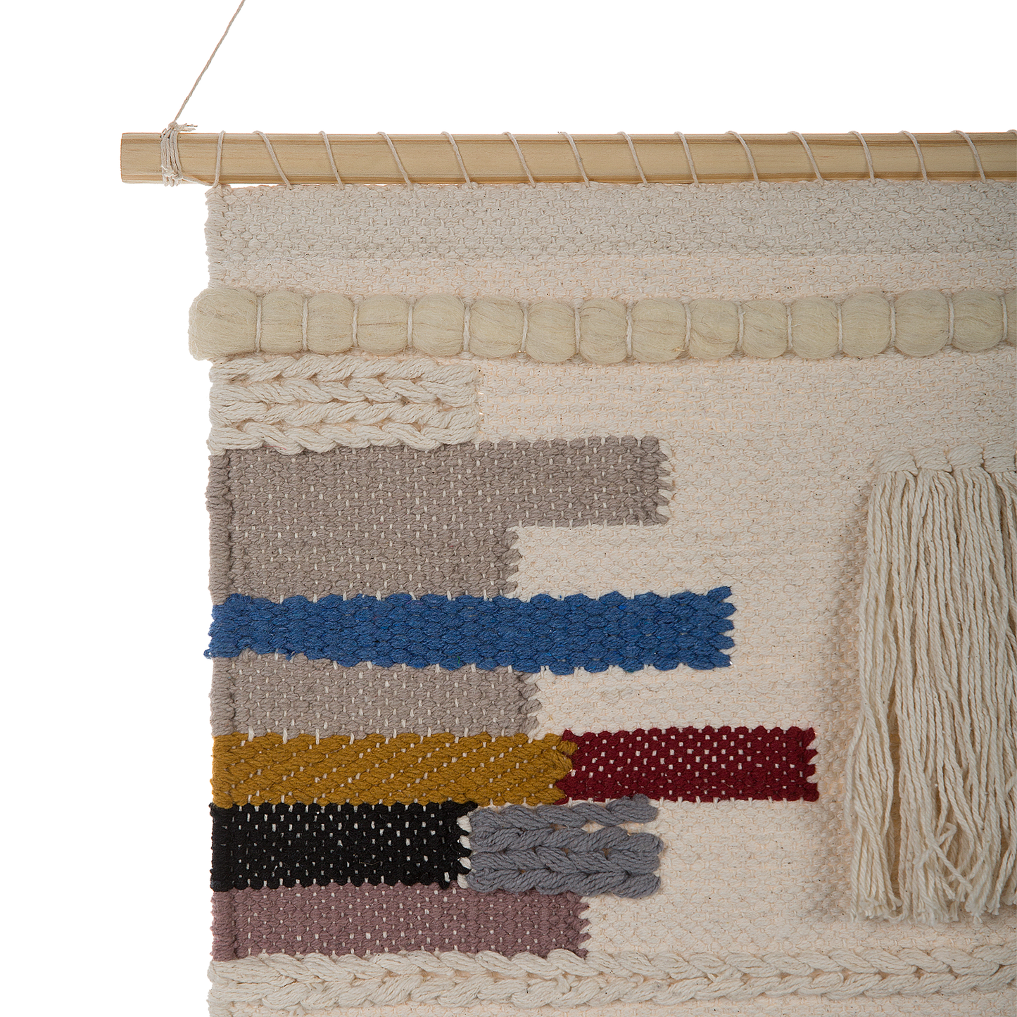 Wanddekoration Makramee beige ATHANI