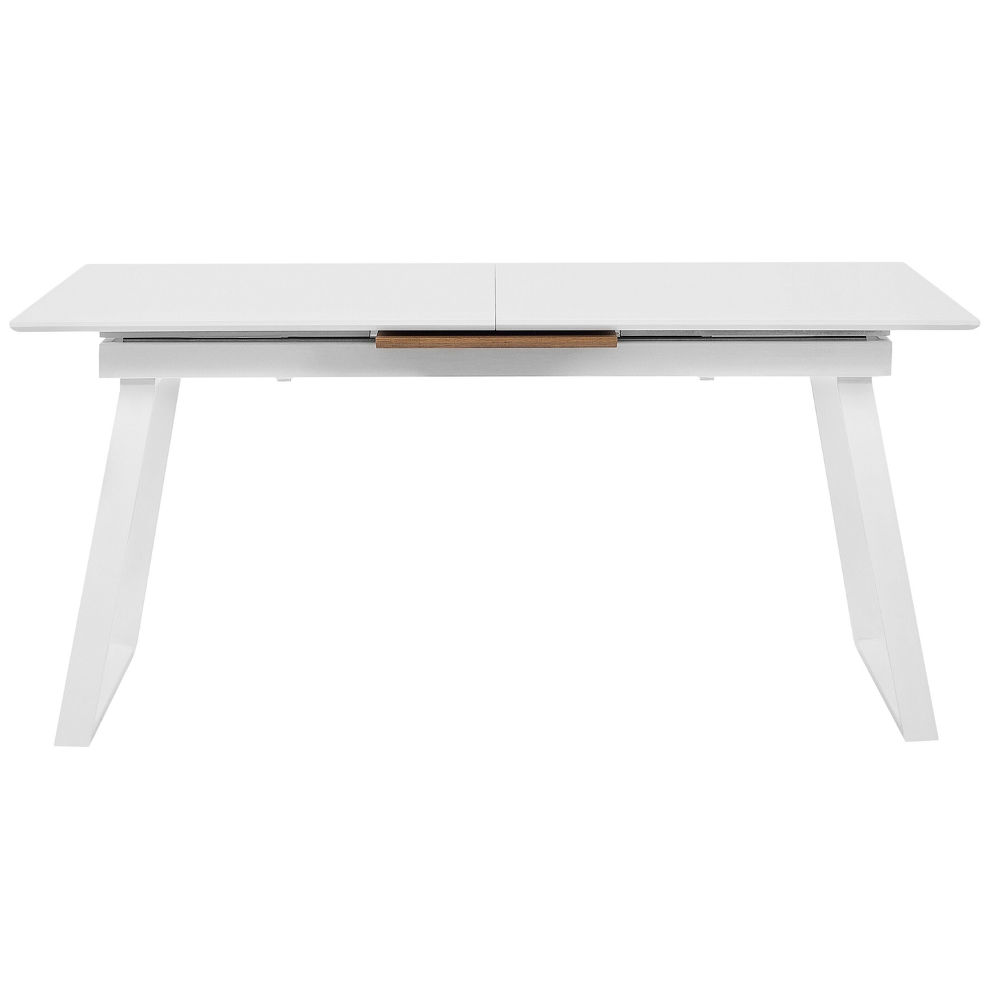 Ausziehbarer Esstisch KALUNA Weiss 160/200 cm 90 cm
