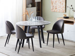 Esstisch MOSBY Marmor 110 cm 110 cm