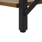 Couchtisch dunkler Holzfarbton rechteckig 100 x 55 cm CARLIN