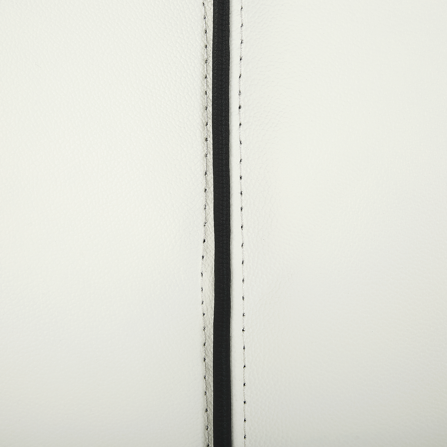 Wasserbett mit LED Echtleder NANTES 140 x 200 cm Cremeweiss