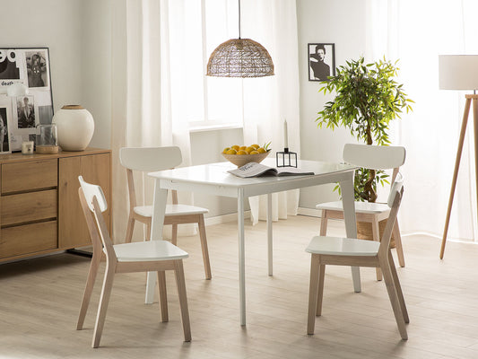 Esszimmerstuhl 2er Set SANTOS Weiss