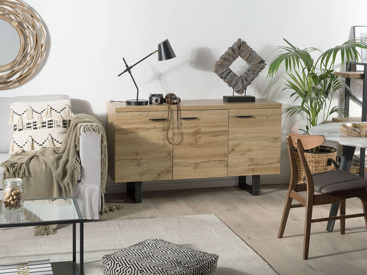 Schrank TIMBER 79 cm Holzoptik Hellbraun