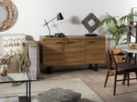 Schrank TIMBER 79 cm Holzoptik Dunkelbraun