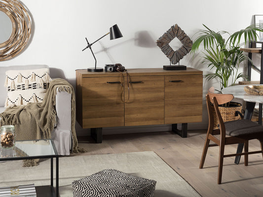 Schrank TIMBER 79 cm Holzoptik Dunkelbraun