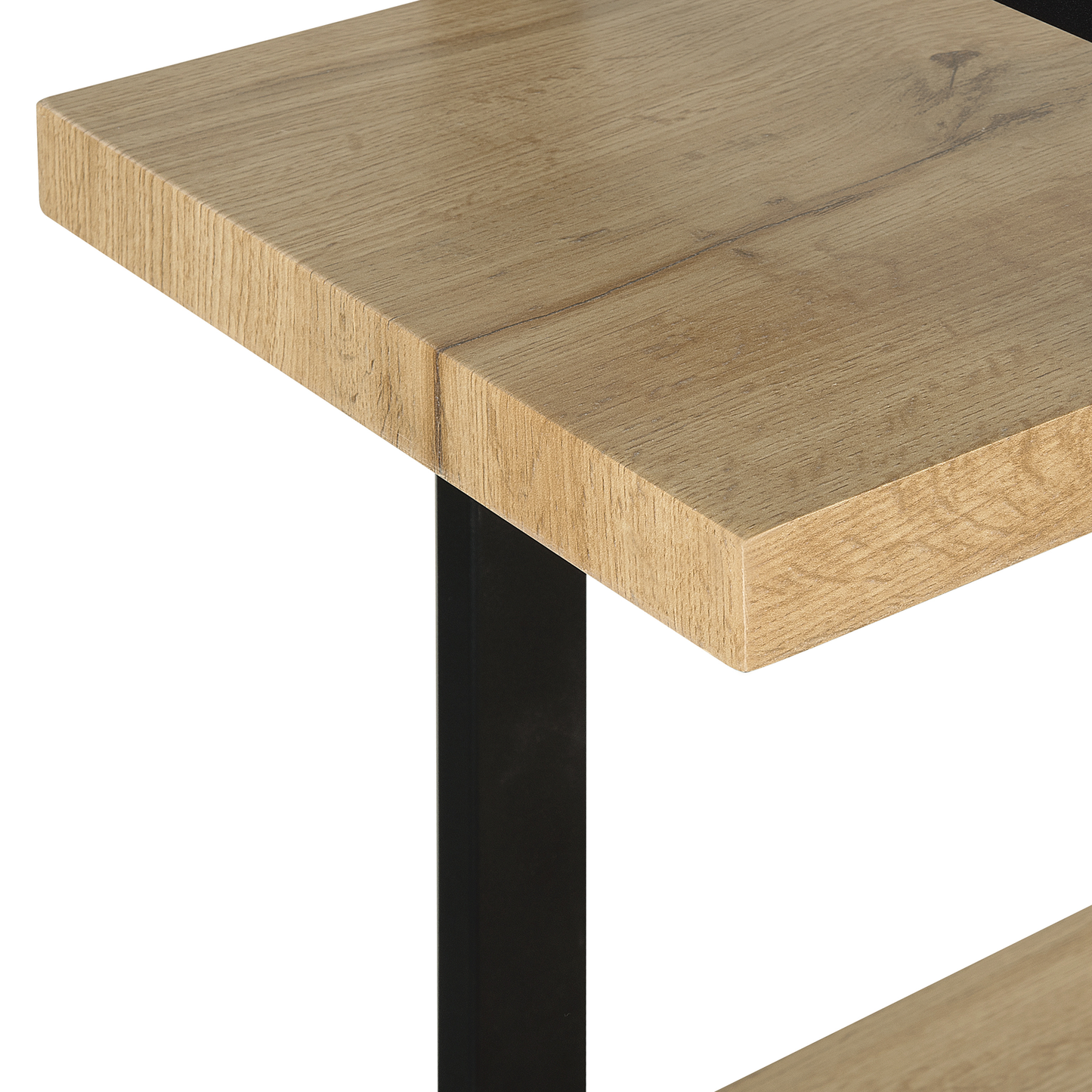 Bücherregal mit 3 Fächern TIMBER 111 cm Hellbraun