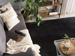 Teppich schwarz 160 x 230 cm Shaggy EVREN