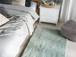 Teppich mintgrün 80 x 150 cm Shaggy EVREN