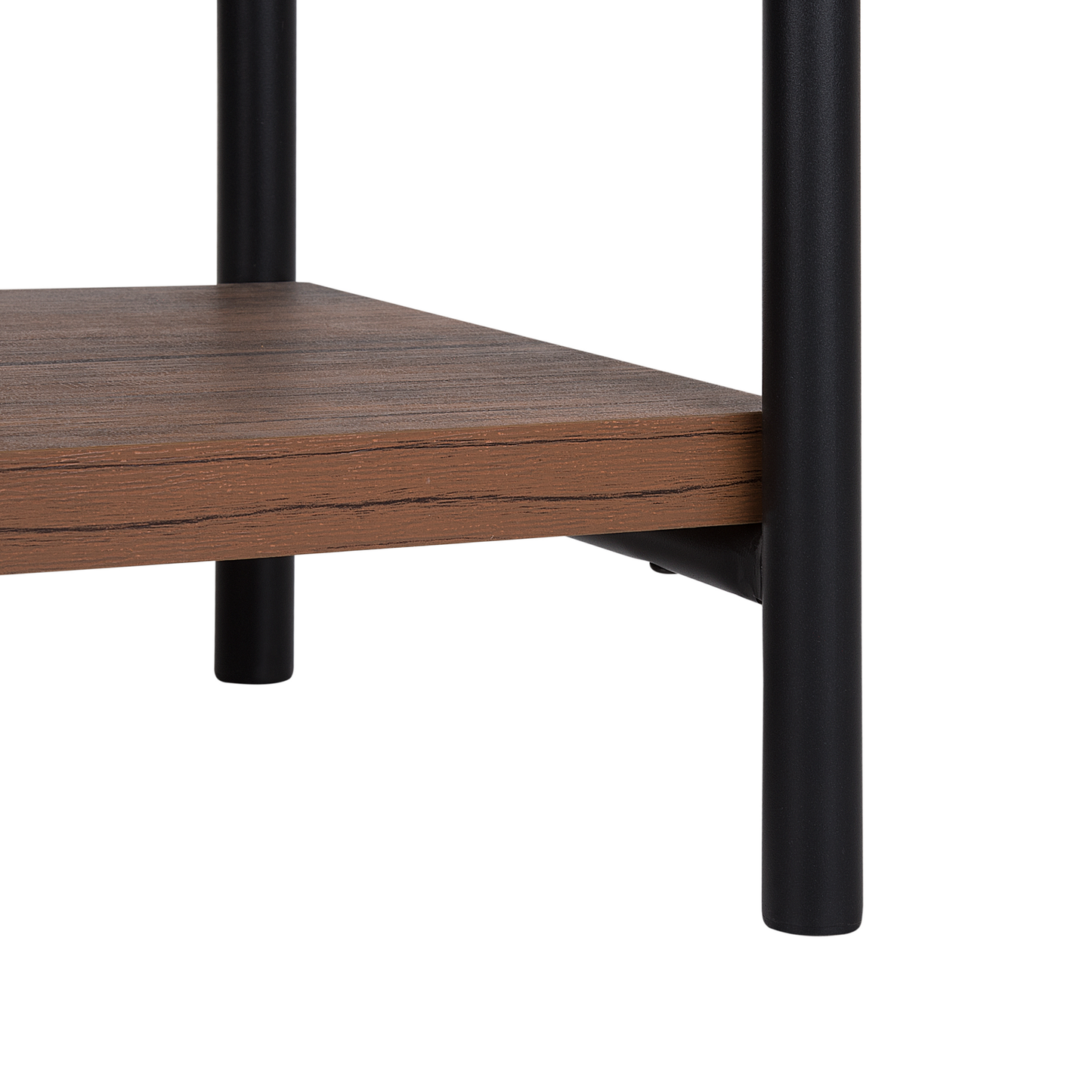 Bücherregal mit 3 Fächern BRISBANE 122 cm Dunkelbraun