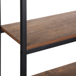 Bücherschrank TIFTON 158 cm Dunkelbraun