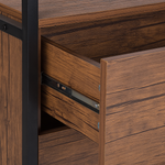 Bücherschrank TIFTON 158 cm Dunkelbraun