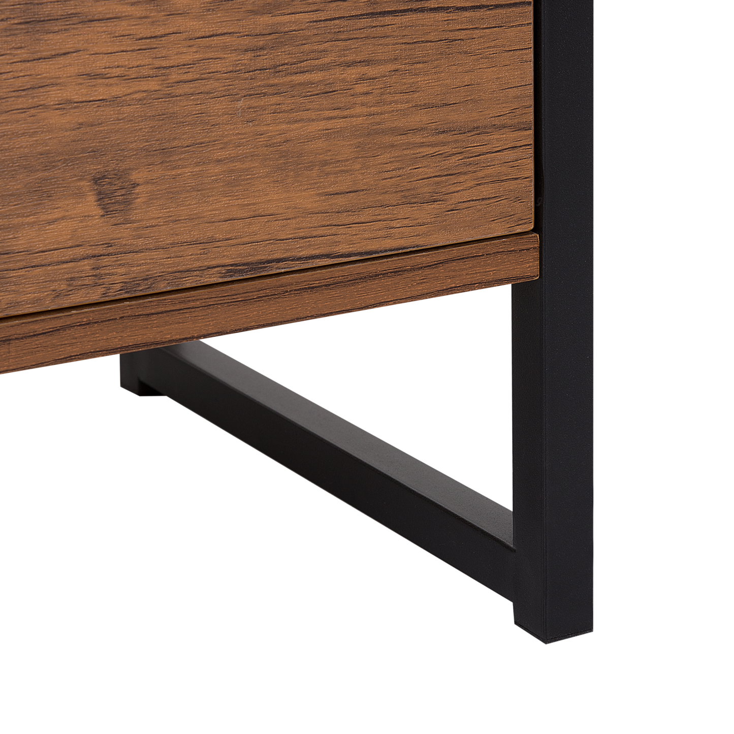 Bücherschrank TIFTON 158 cm Dunkelbraun