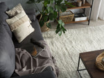 Teppich weiss 200 x 200 cm Shaggy  EVREN