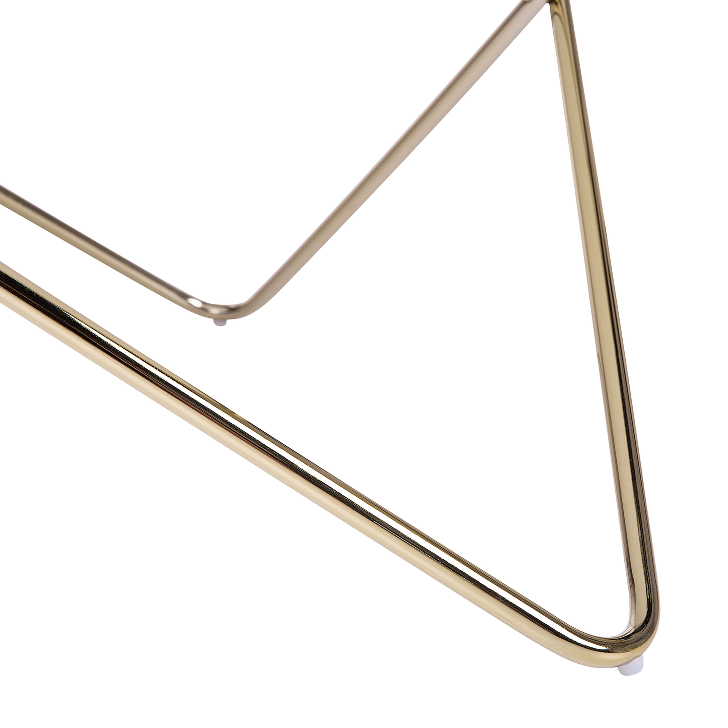 Couchtisch weiss / gold ⌀ 80 cm MERIDIAN II
