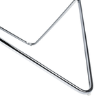 Couchtisch weiss / silber ⌀ 80 cm MERIDIAN II