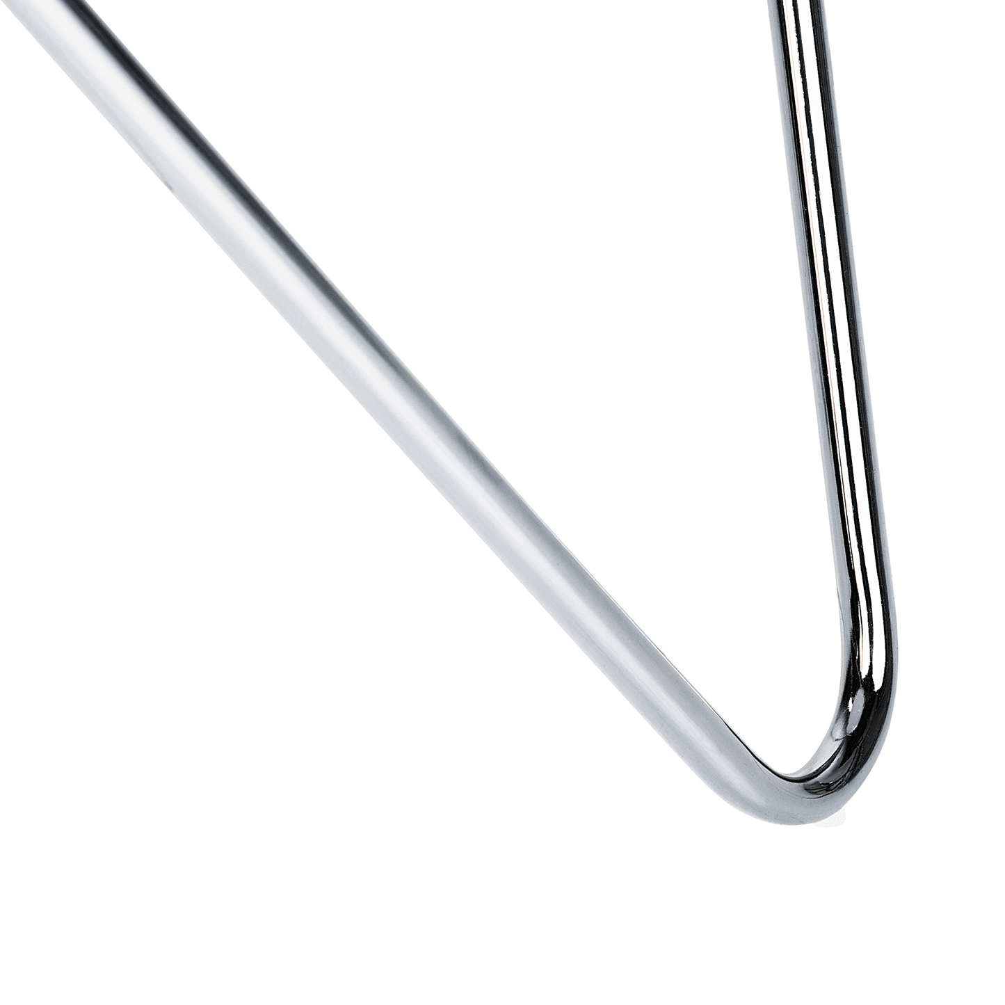 Beistelltisch weiss / silber ⌀ 50 cm MERIDIAN II