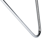 Beistelltisch weiss / silber ⌀ 50 cm MERIDIAN II