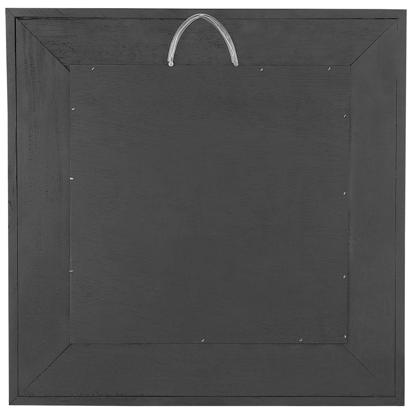 Wandspiegel BOISE 60 cm 60 cm Holz Dunkelbraun