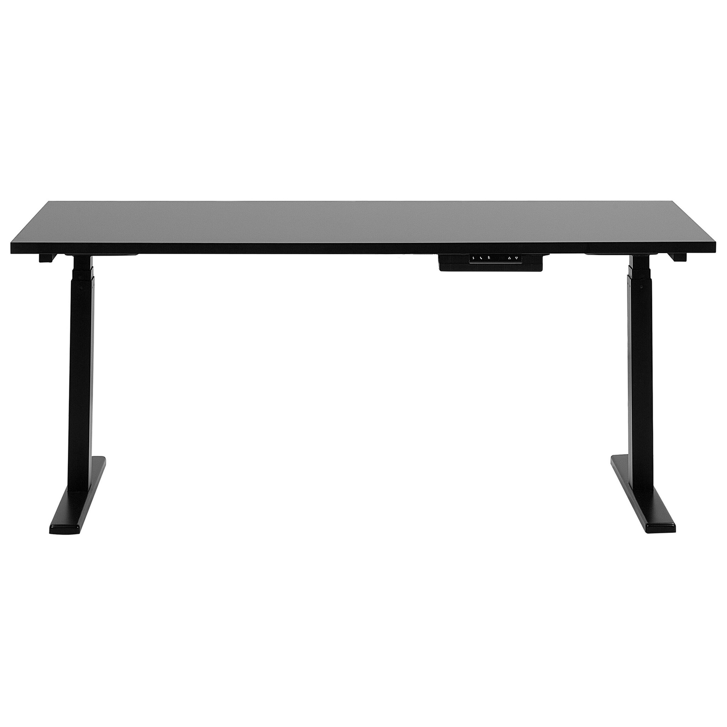 Schreibtisch schwarz 130 x 72 cm elektrisch höhenverstellbar DESTIN II
