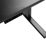 Schreibtisch schwarz 130 x 72 cm elektrisch höhenverstellbar DESTIN II