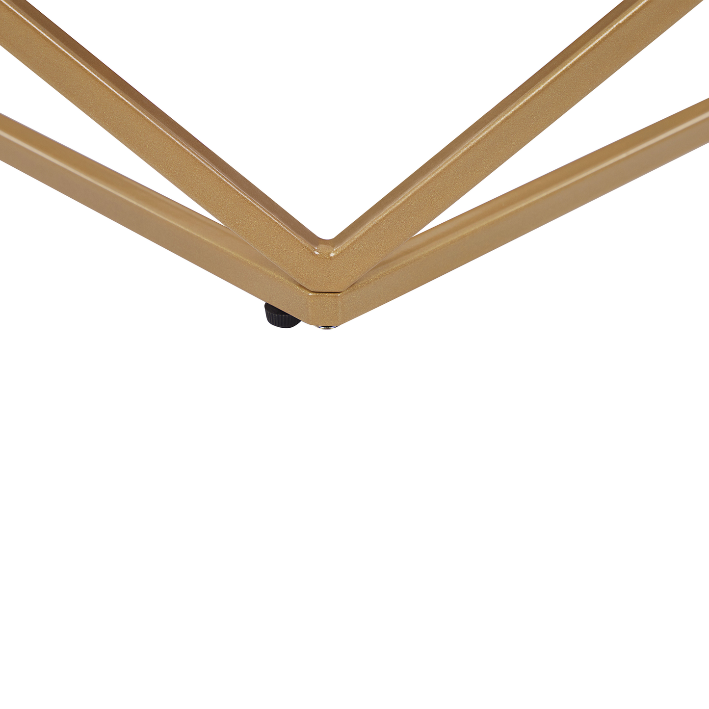 Couchtisch Marmor Optik beige / gold quadratisch 80 x 80 cm MALIBU