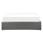 Bett mit Stauraum Stoff DINAN 140 x 200 cm Dunkelgrau