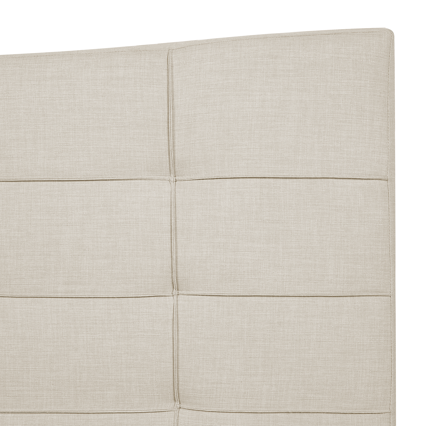 Bett mit Lattenrost Stoff LANNION 160 x 200 cm Hellbeige