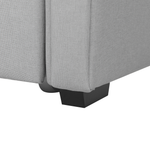 Ausziehbett Stoff LIBOURNE 90 x 200 cm Hellgrau