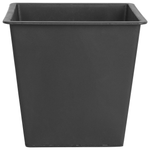 Set mit 3 Blumentöpfen BALZO Kunststoff 42 cm Schwarz