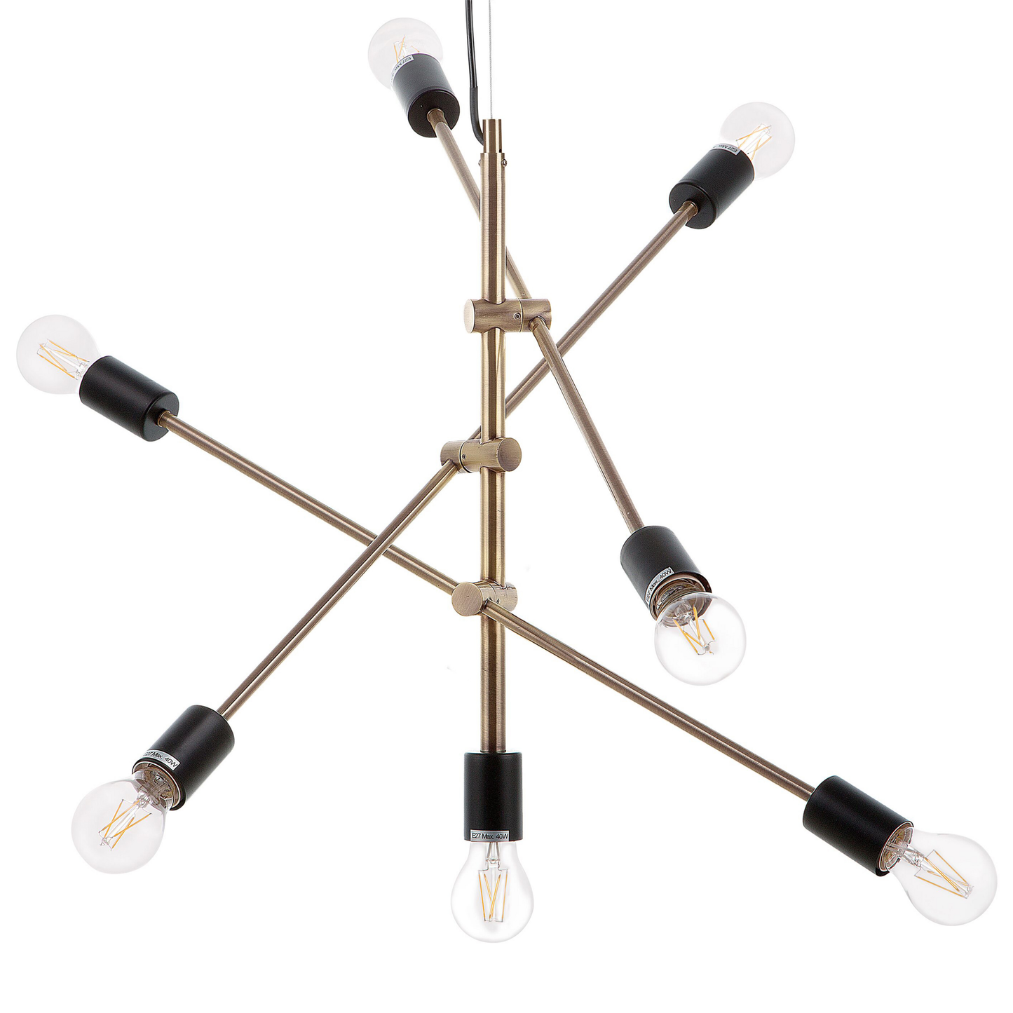 Hängelampe CREMERA Metall Messing