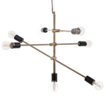 Hängelampe CREMERA Metall Messing