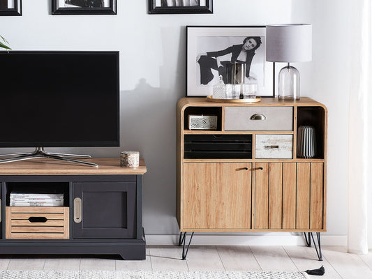 Sideboard KYLE 87 cm Hellbraun