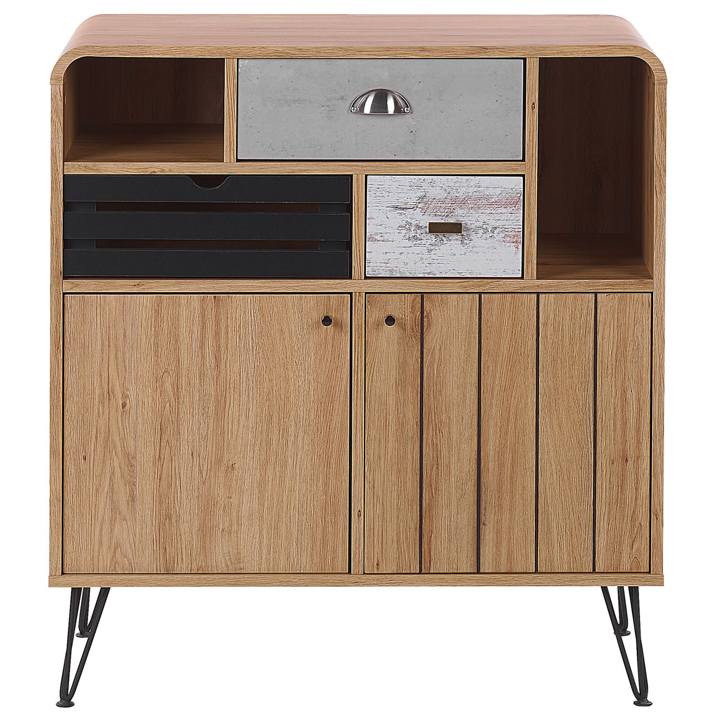 Sideboard KYLE 87 cm Hellbraun