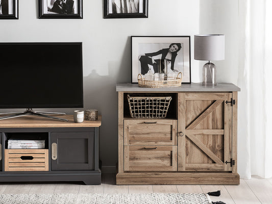 Sideboard TORONTO 79 cm Hellbraun