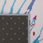 Teppich bunt 140 x 200 cm Kurzflor KARABUK