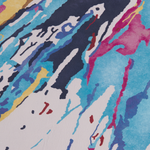 Teppich bunt 160 x 230 cm Kurzflor KARABUK