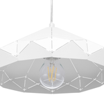 Hängelampe NEVOLA Metall Weiss