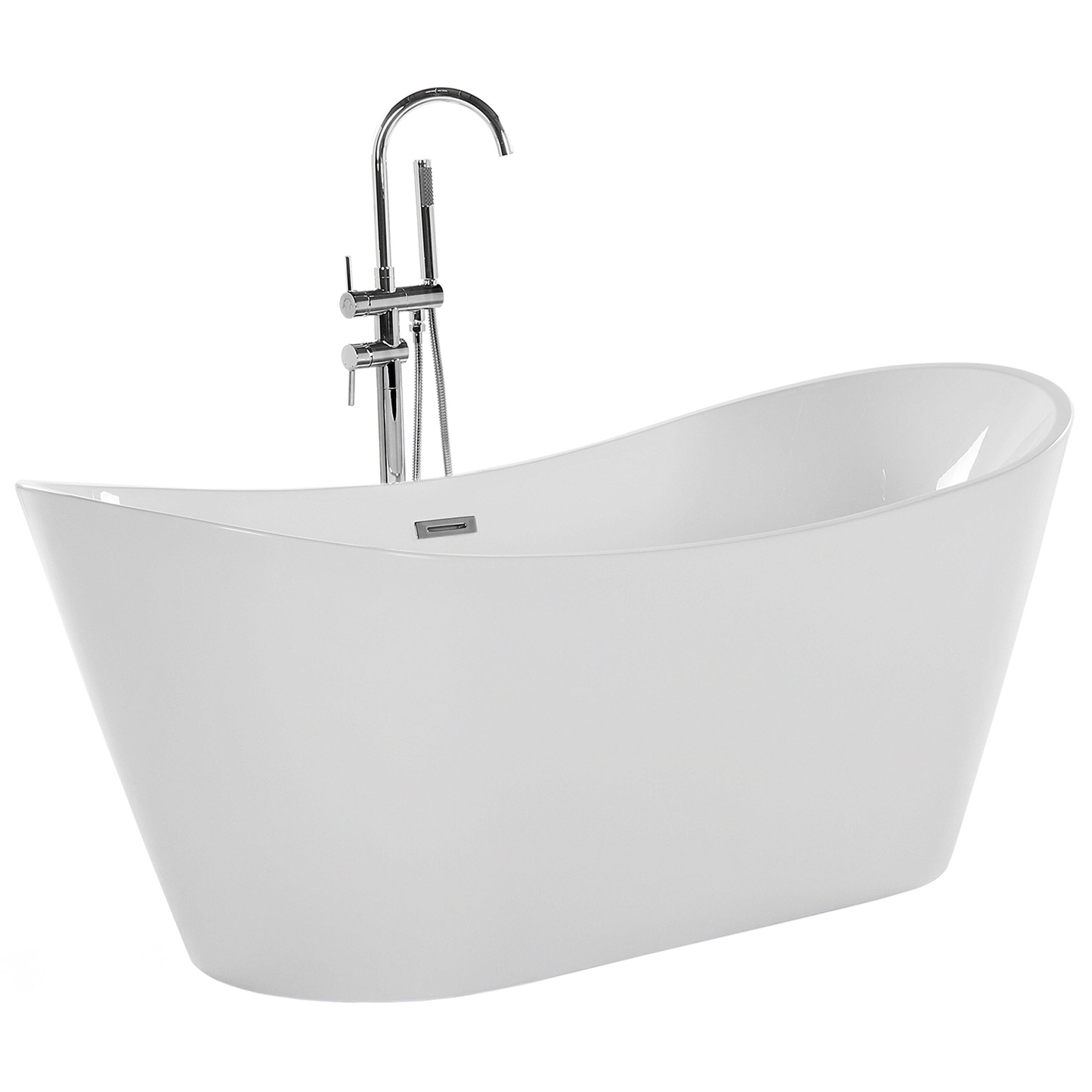 Badewanne freistehend weiss oval 180 x 78 cm ANTIGUA