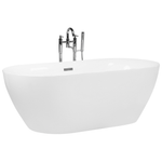 Badewanne freistehend weiss oval 170 x 80 cm CARRERA