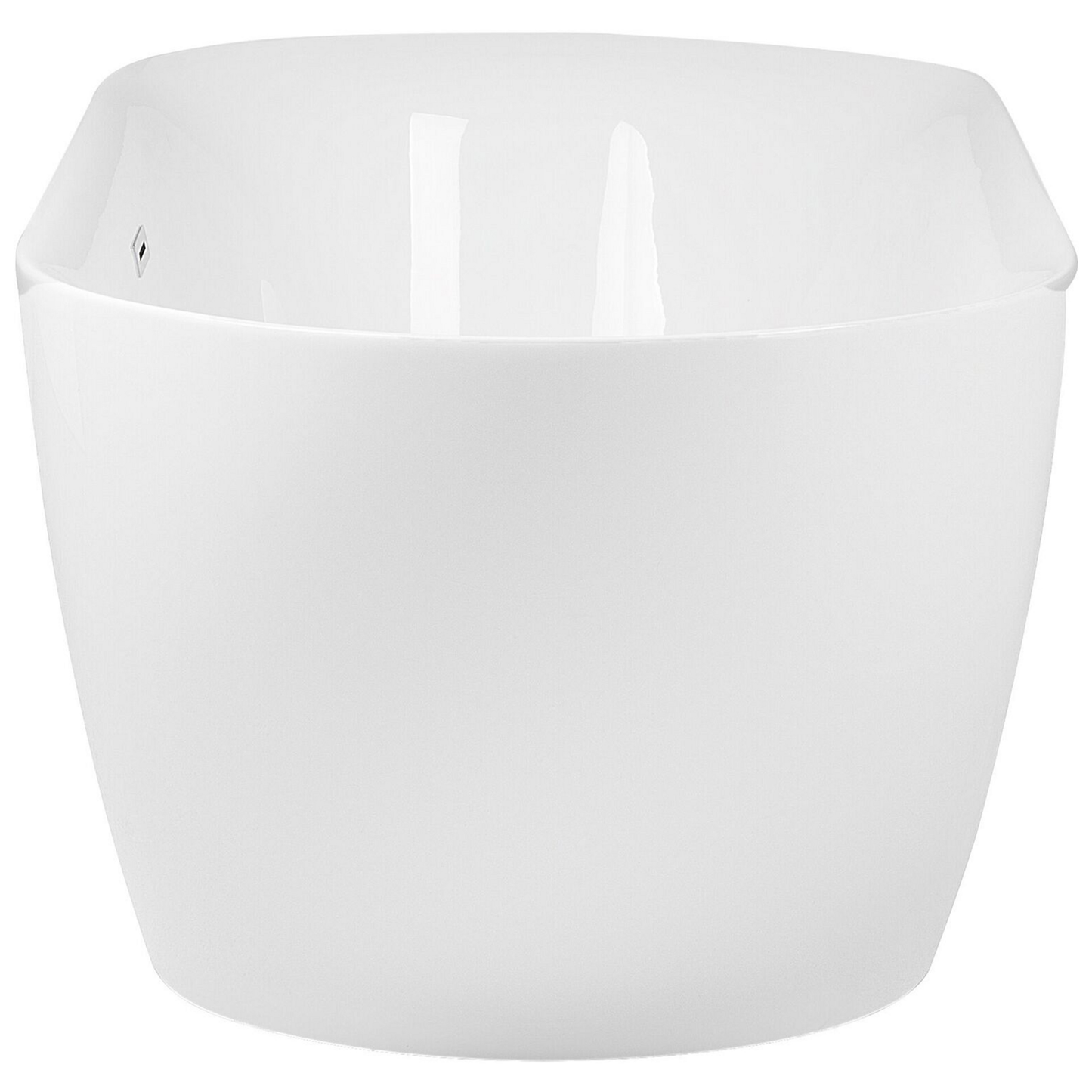 Badewanne freistehend weiss oval 170 x 80 cm CARRERA