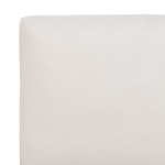 Bett mit Lattenrost Chenillegewebe MELLE 180 x 200 cm Hellbeige