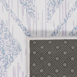 Teppich grau-gelb 140 x 200 cm geometrisches Muster Kurzflor KARGI