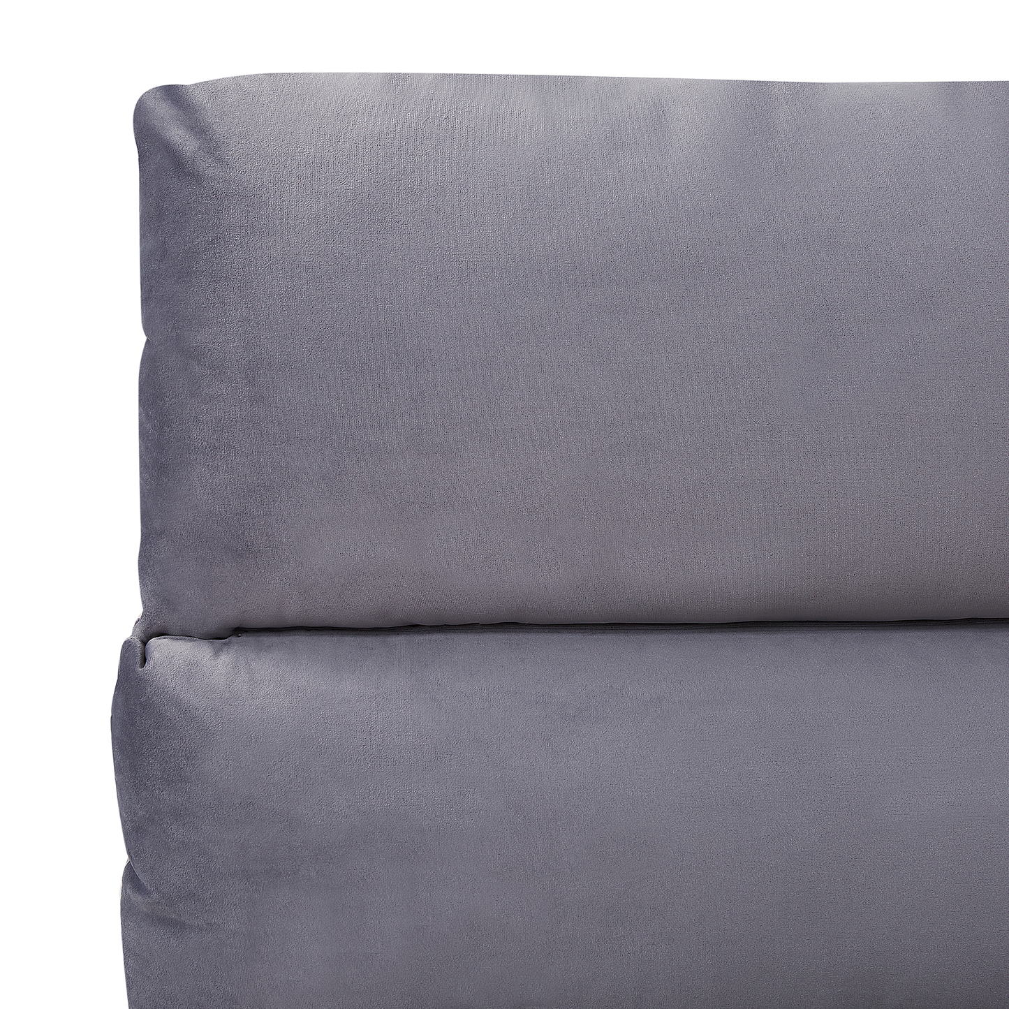 Bett mit Stauraum Samtstoff BATILLY 180 x 200 cm Grau
