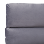 Bett mit Stauraum Samtstoff BATILLY 180 x 200 cm Grau
