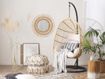 Hängesessel mit Gestell CASOLI Polyrattan Naturfarben