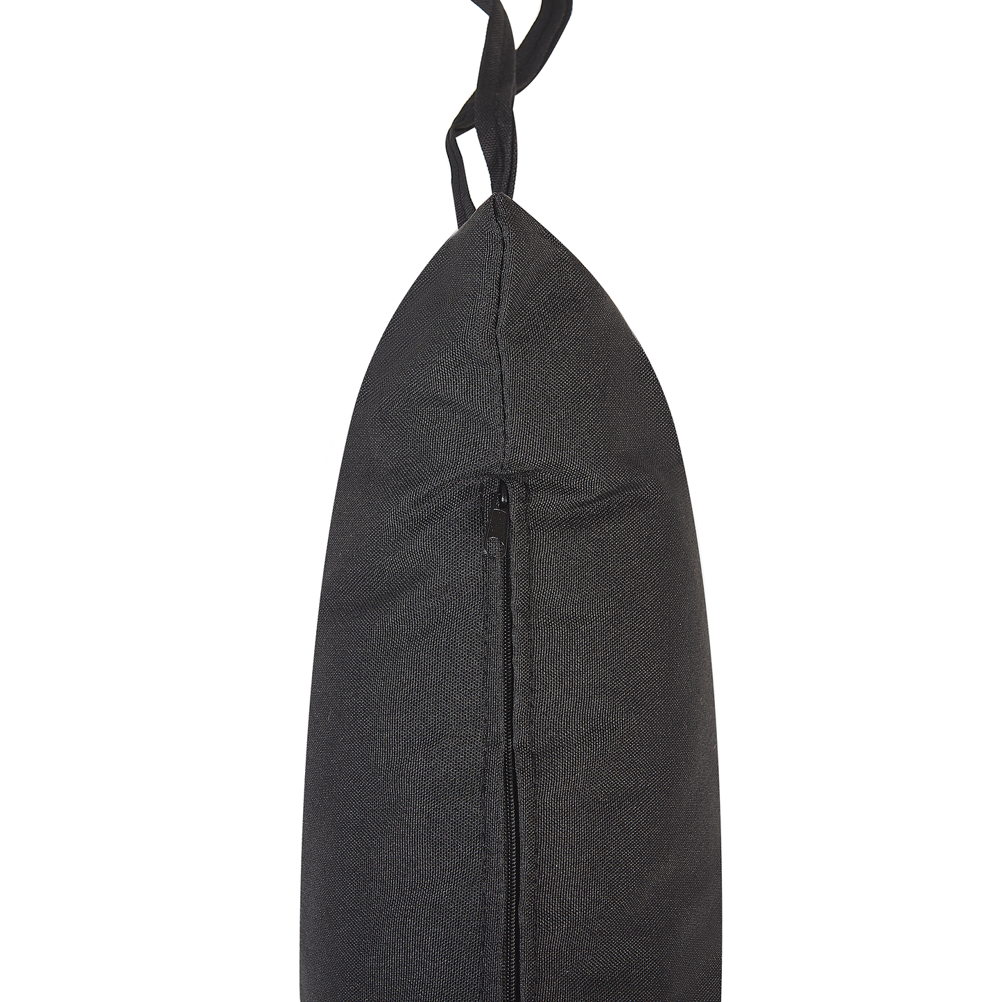 Hängesessel mit Gestell TOLLO Polyrattan Schwarz