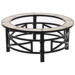 Grill-Feuerstelle HIERRO Metall Schwarz