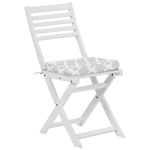 Bistro Set inkl. Kissen klappbar FIJI Holz Weiss